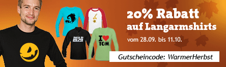 Herbstrabatt im Isarhunde-Spreadshirt-Shop
