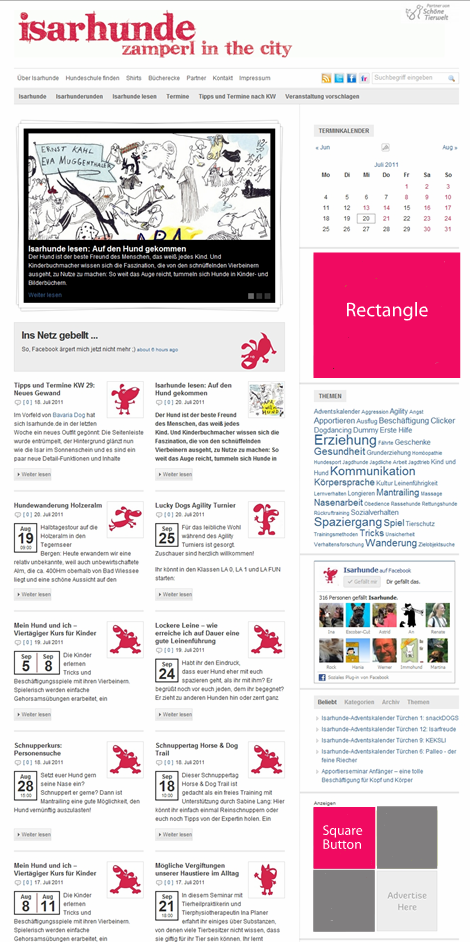 Isarhunde Werbebanner 1